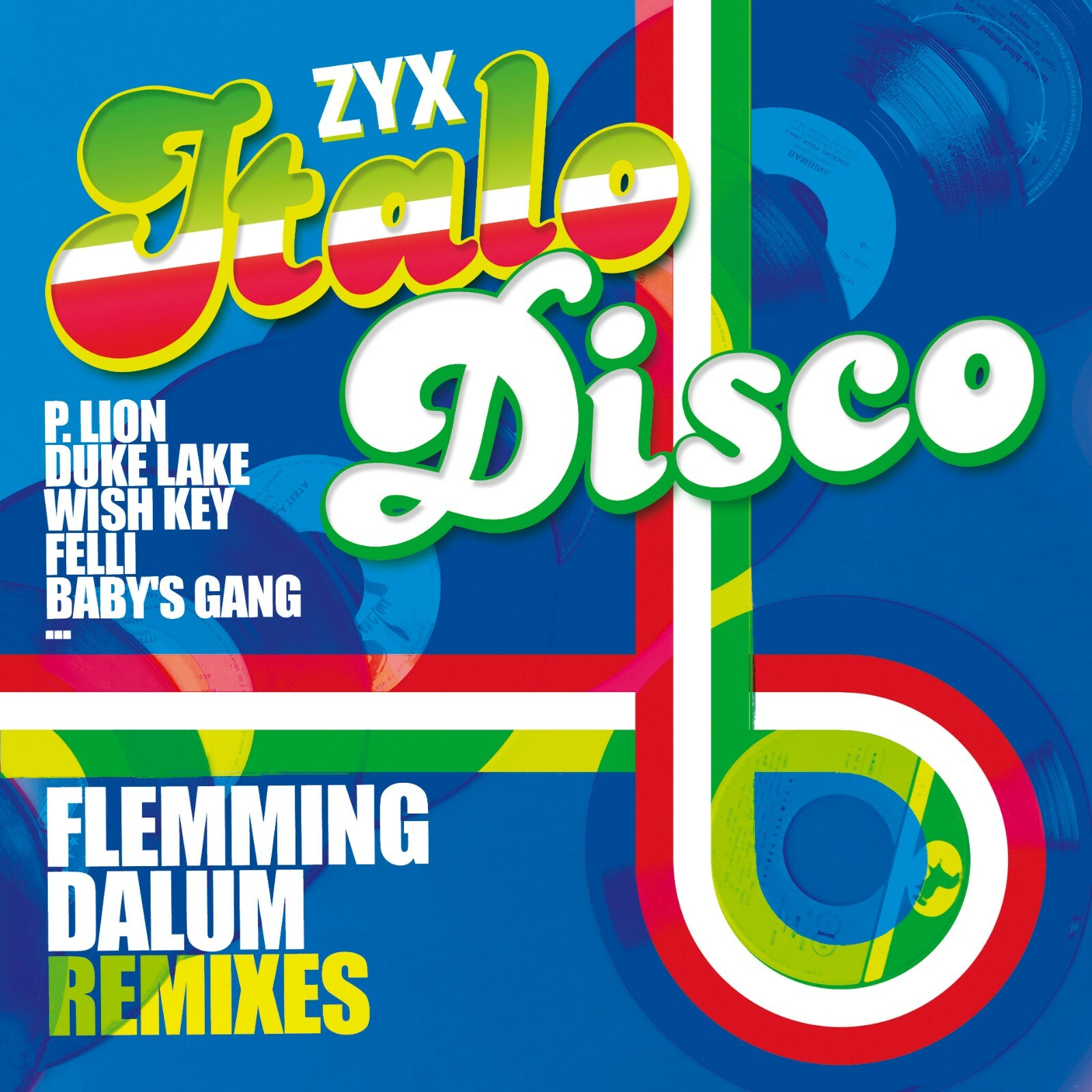 CD ZYX Italo Disco : Flemming Dalum Remixes De Varios