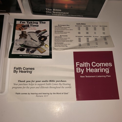 FAITH COMES BY HEARING Contemporary English Version 59 CDs THE BIBLE Audio Drama