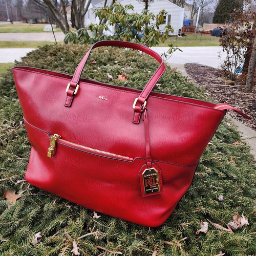トートバッグ LAUREN RALPH LAUREN Woman Tote bags Brown 431960183 001 Ralph Lauren Collection Leather Tote Bag | Brown | FARFETCH JO
