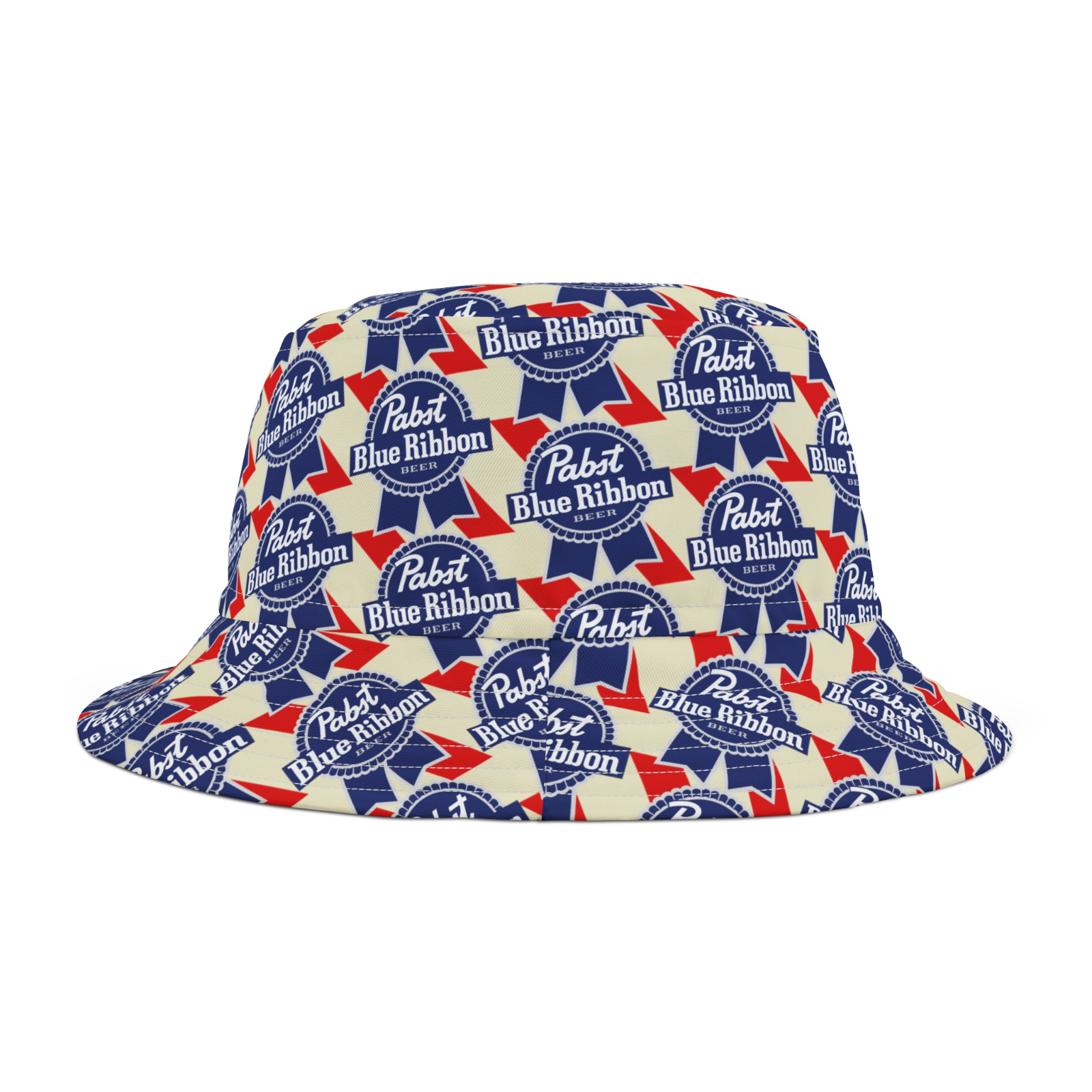 Amazon.com: Pabst Blue Ribbon Logo Reversible Bucket Hat