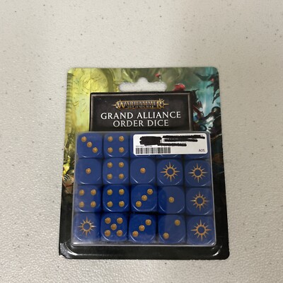 Warhammer Age of Sigmar Grand Alliance Order Dice
