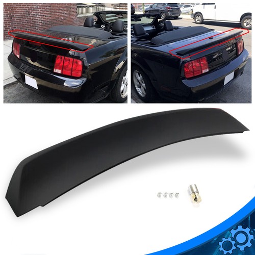 Подходит для Mustang Ducktail GT500 2005-2009 гг. Стиль Черный задний багажник ABS Спойлер Крыло