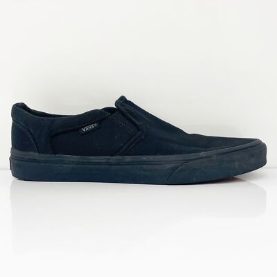 

Vans Mens Asher 508731 Черная повседневная обувь Кроссовки Размер 9, Черный, Asher