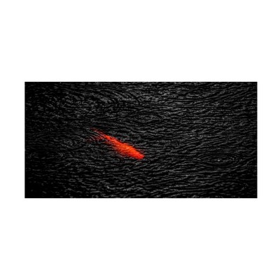 'Fire Ripple' Canvas Art by Saman Khoshamuz