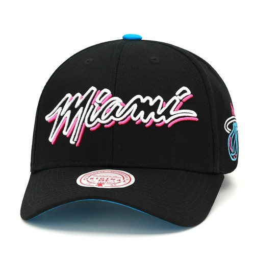 6LSSMO19315-MHEBLCK] MENS NBA MIAMI HEAT NEON VICE LIGHTS