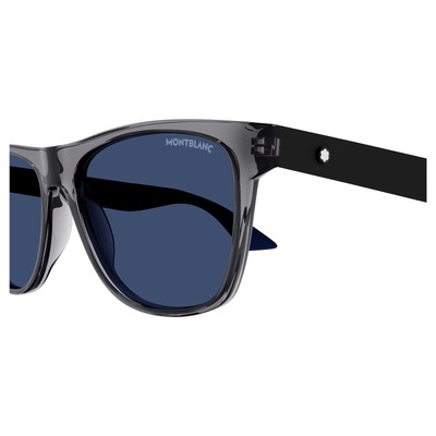 MONTBLANC MONT BLANC MB0298S-004 GREY BLACK SUNGLASSES
