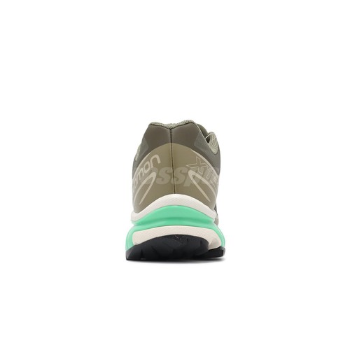 Pre-owned Salomon Xt-6 Gtx Gore-tex Olive Night Almond Milk Men Outdoors Shoes L47292300 In Green