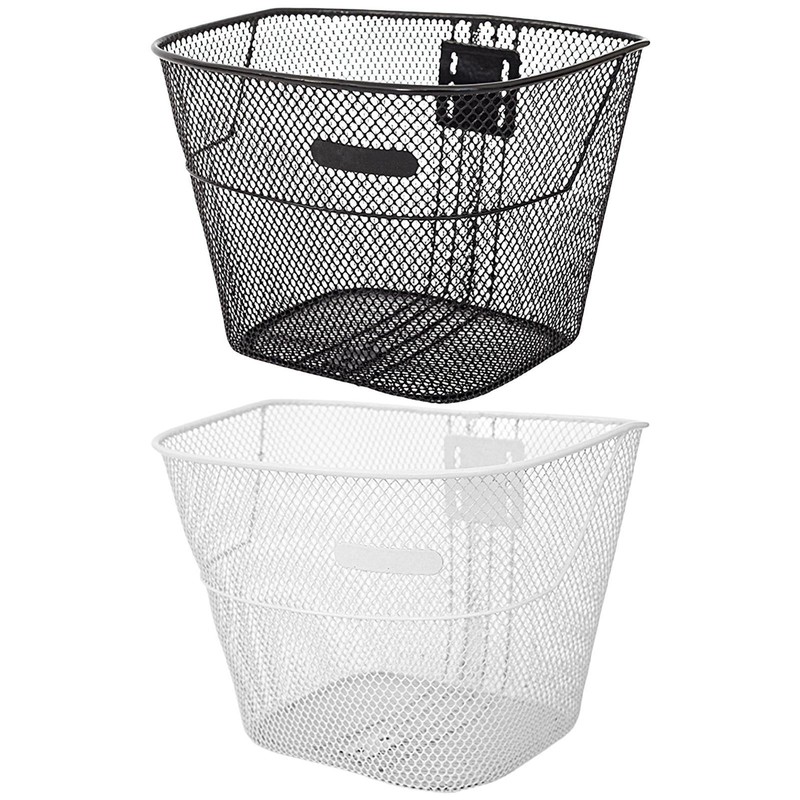 Bicycle Bike Basket Folding Metal Wire Handlebar Storage Carrier For Front Rear
