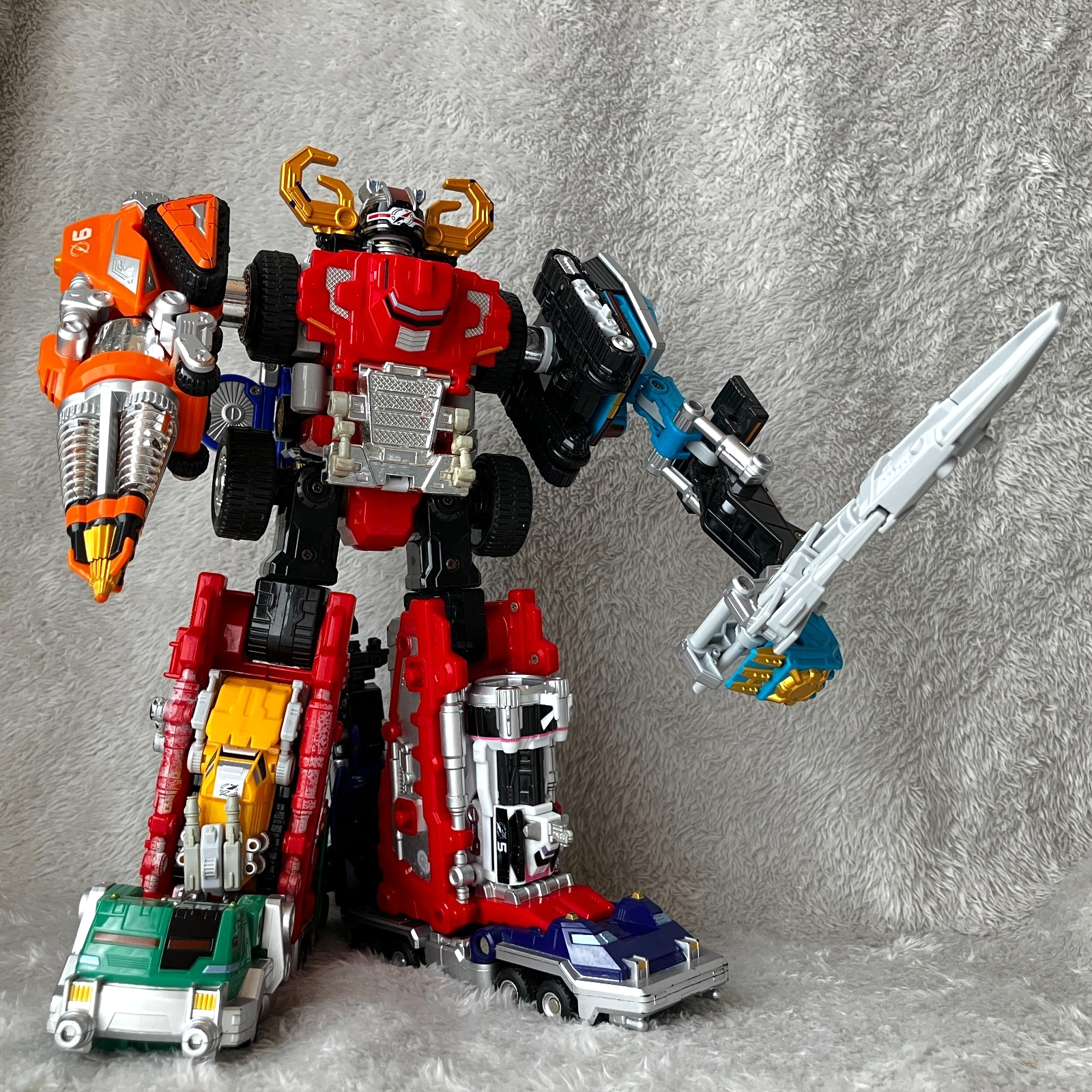 BANDAI DX Megazord Power Rangers Operation Overdrive
