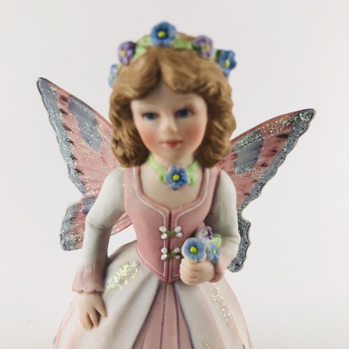Bells by Marjorie Sarnat, Butterfly Belles Pink Butterfly  Porcelain, 5