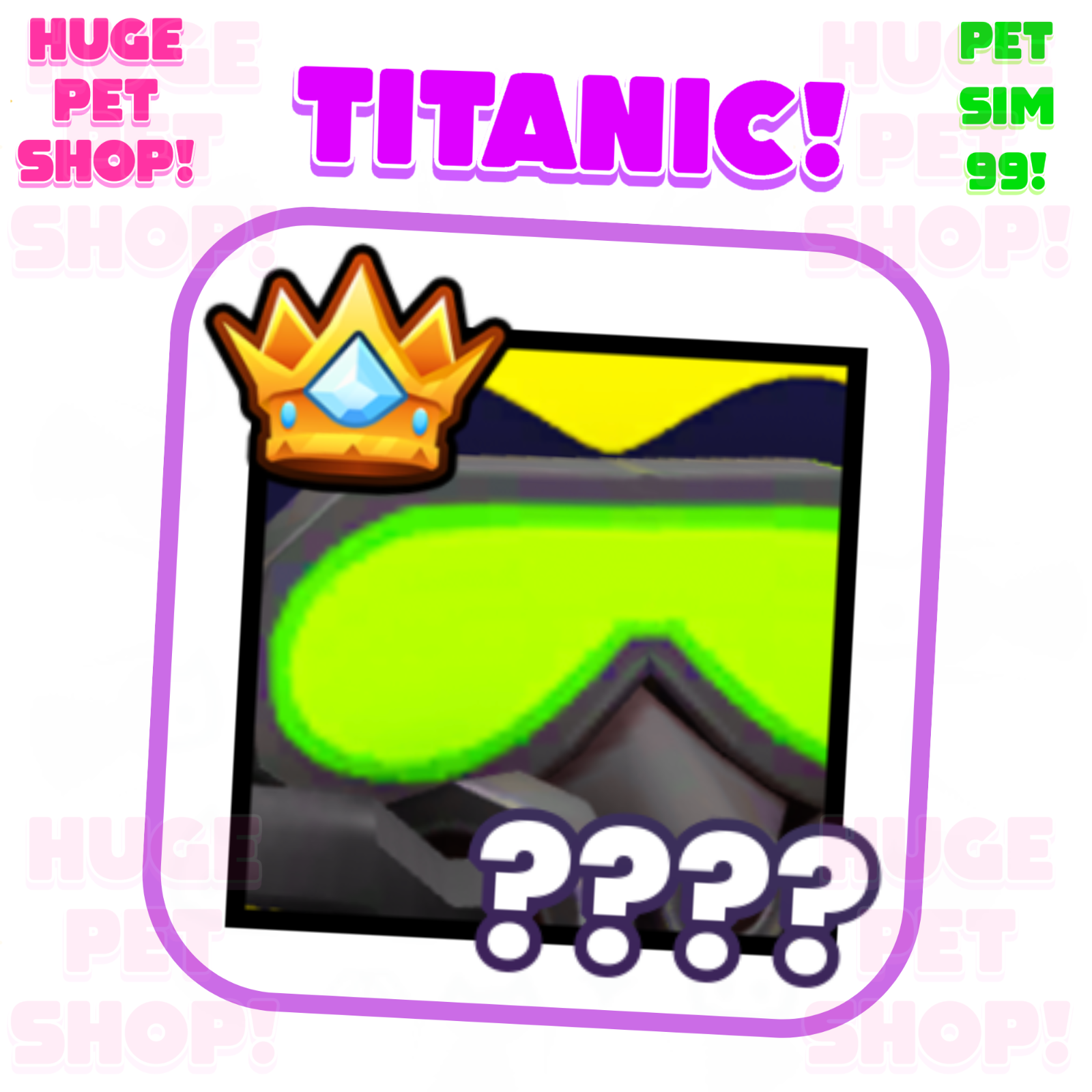 Titanic Nuclear Dominus - Pet Simulator 99 - PS99 - CHEAPEST &  Fast Delivery!
