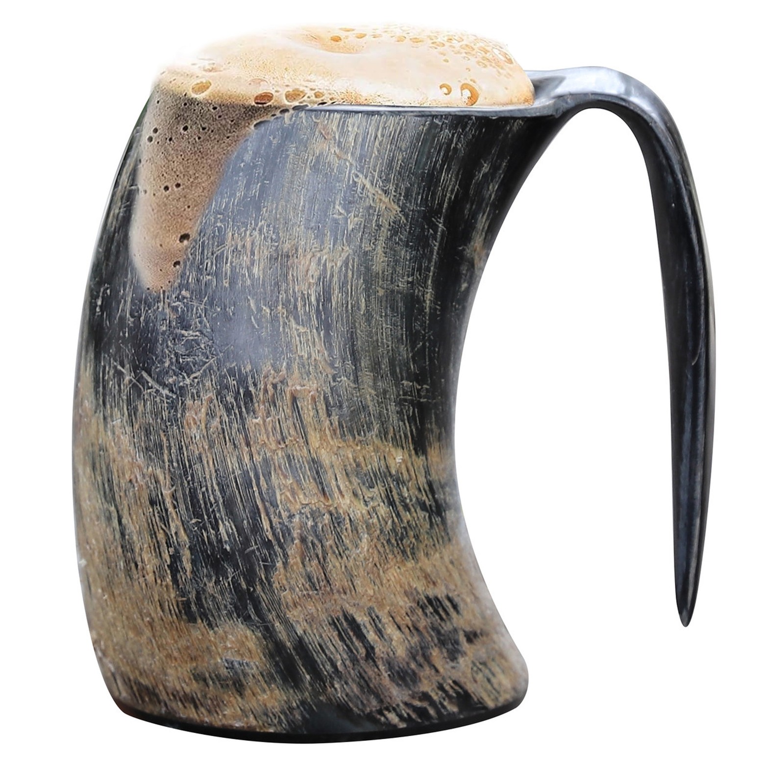 Distressed Raider XXL Viking Beer Ale Mead Beverage Drinking Horn Mug Tankard