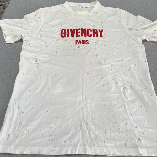GIVENCHY DISTRESSED T SHIRT | eBay