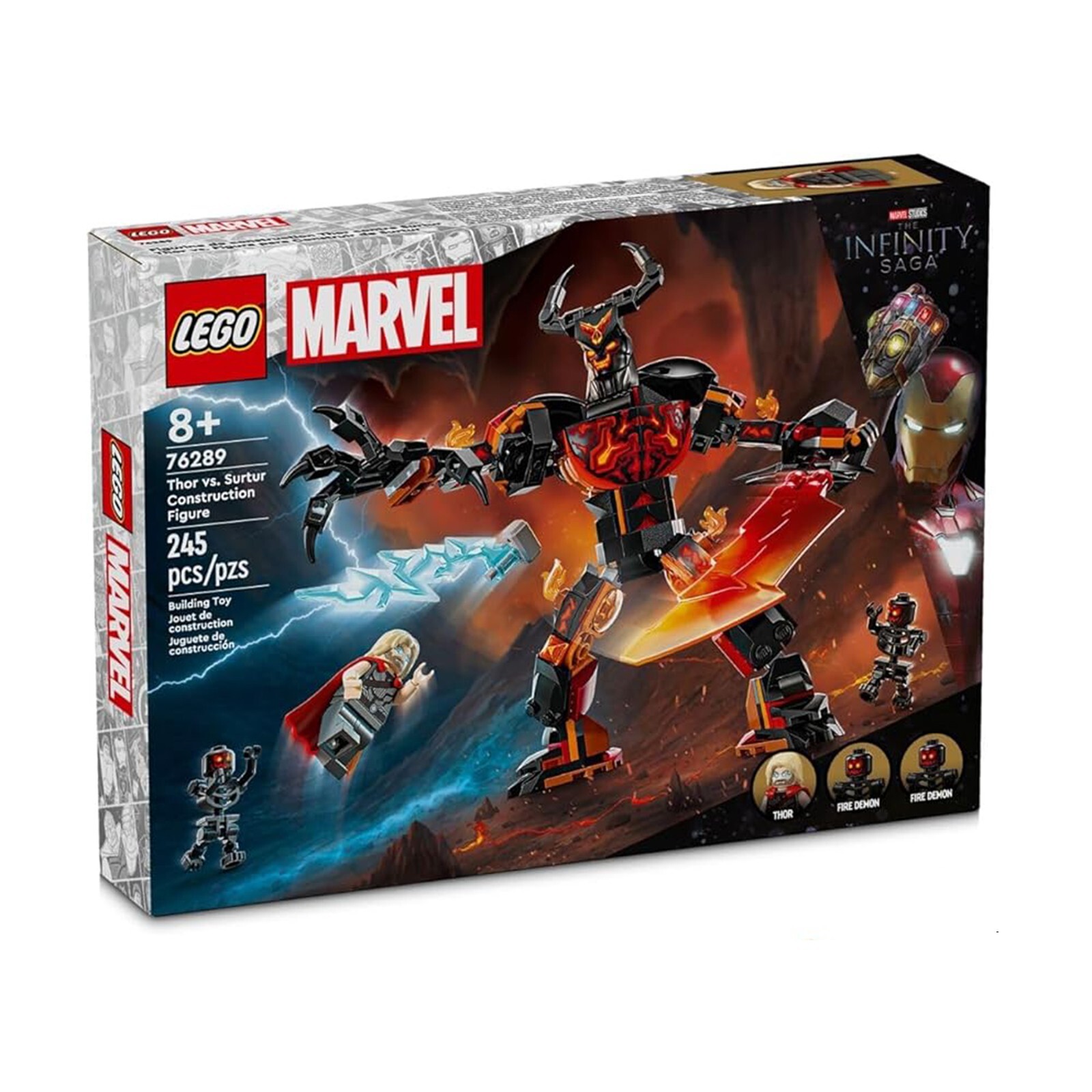 Конструктор LEGO Marvel Тор ПРОТИВ Суртура, Конструкторский набор 76289