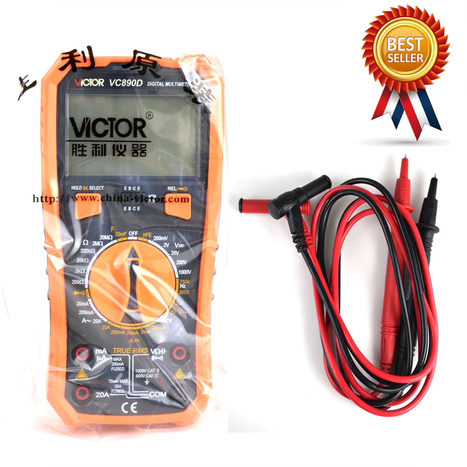 VICTOR VC890D 3 1/2 High-precision Digital Multimeter True RMS
