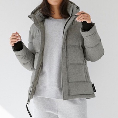 【完売】PUFF SLEEVE WOOL JACKET Aritzia TNA The Super Puff Jacket Wool Tech Heather Athletic