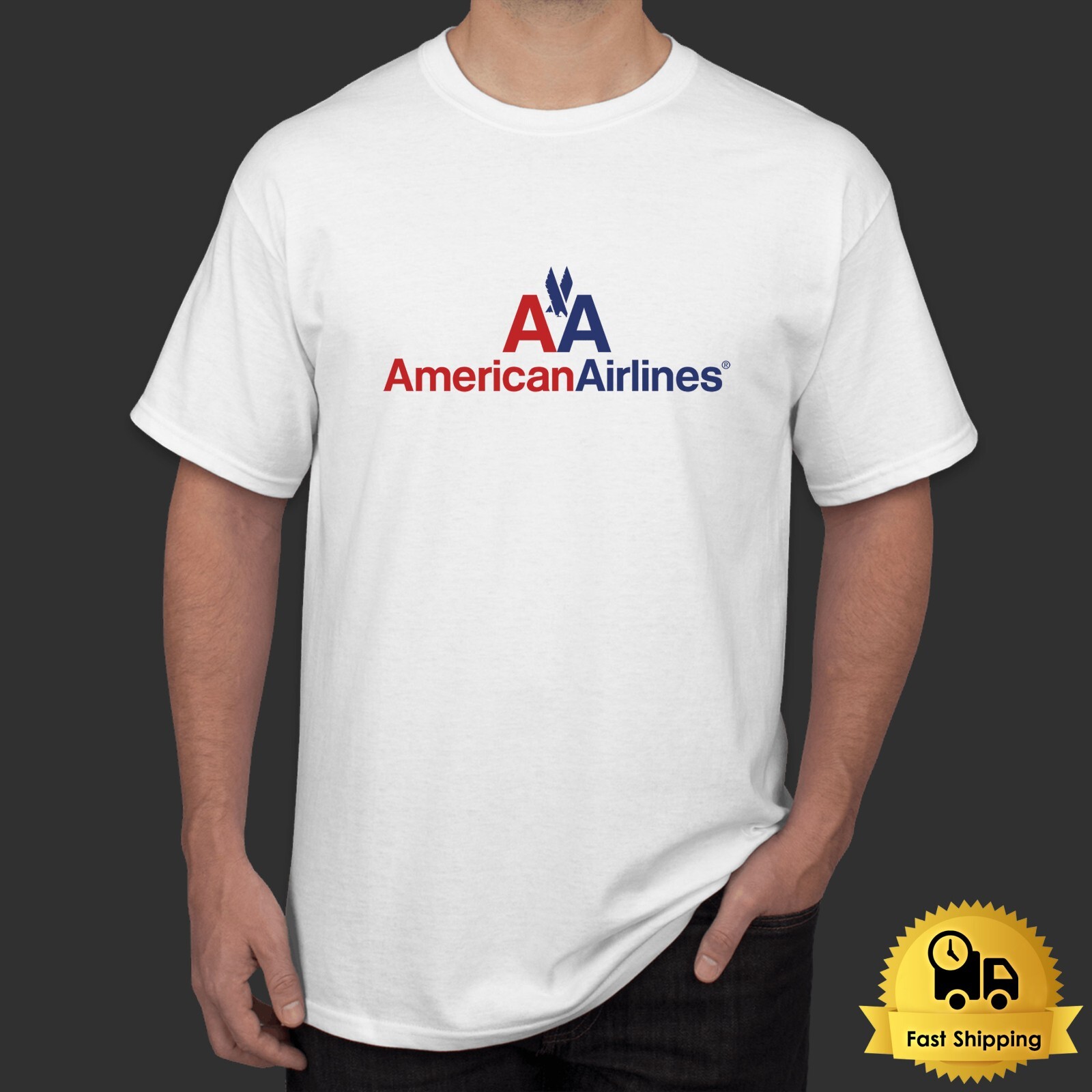 AMERICANA AIRLINES ホワイト Tシャツ $_57.JPG?set_id=8800005007
