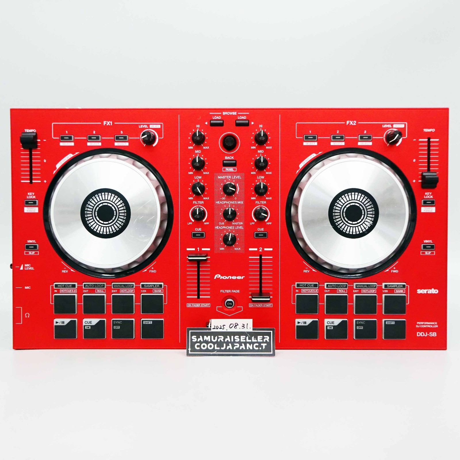 Pioneer DDJ-SB Limited Red Serato DJ Controller 2-Channel