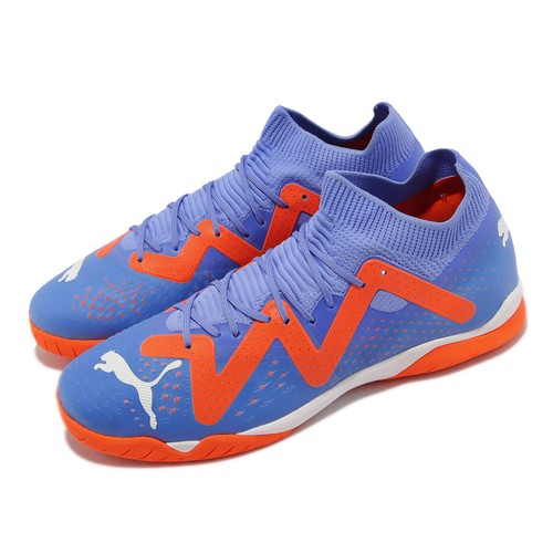 

Puma Future Match IT Синий Белый Оранжевый Мужские футбольные кроссовки без шипов 107185-01, Future Match It