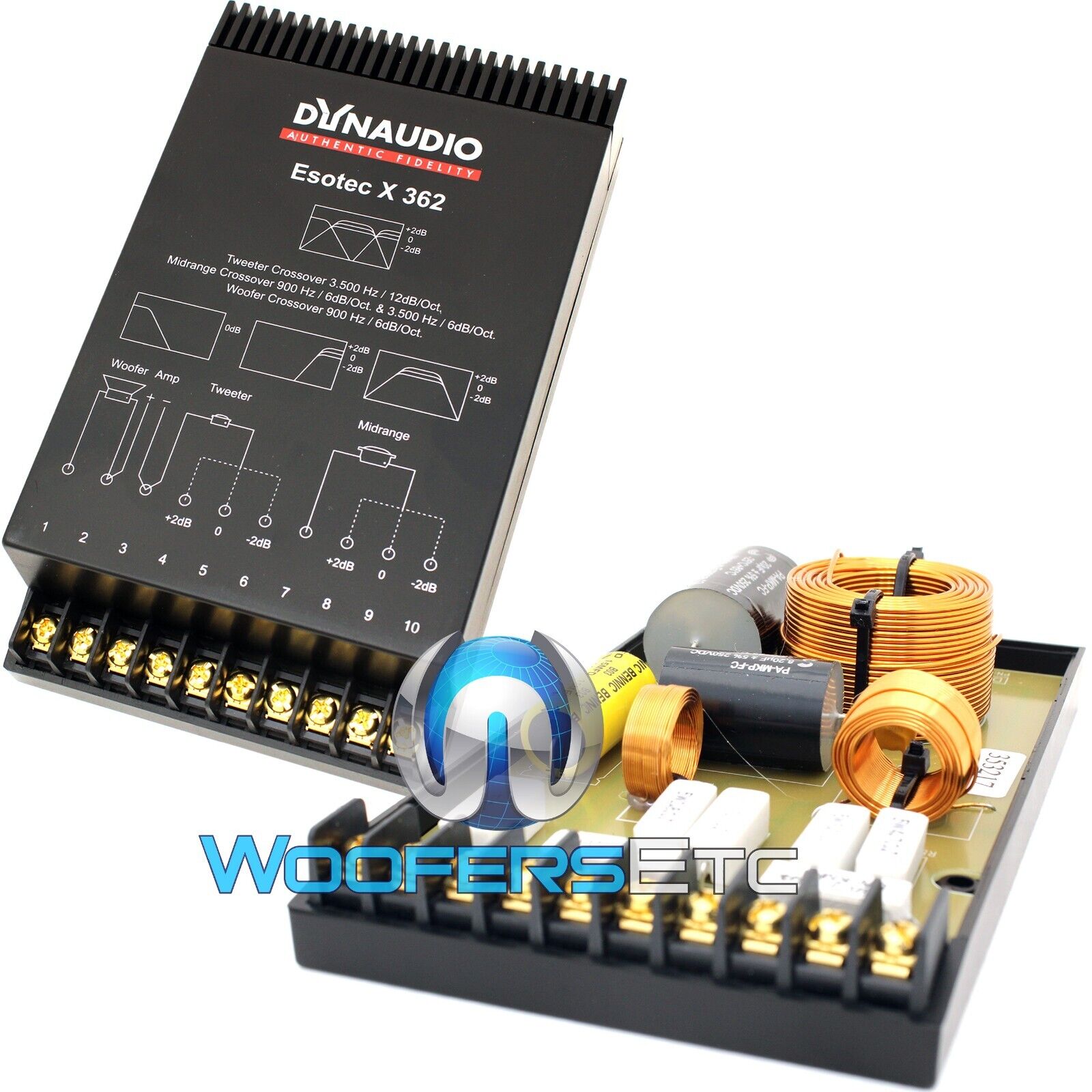 DYNAUDIO X362 ESOTEC 3-WAY CROSSOVERS for COMPONENT MIDS DYNAUDIO X362 ESOTEC 3-WAY CROSSOVERS for COMPONENT MIDS