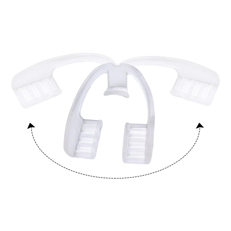 4Pcs Silicone Night Mouth Guard Teeth Clenching Grind Dental Sleep Aid Supplies