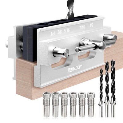 Self Centering Dowel Jig Wood Dowel Drill Guide Tool With Step Drill Guide Bushi