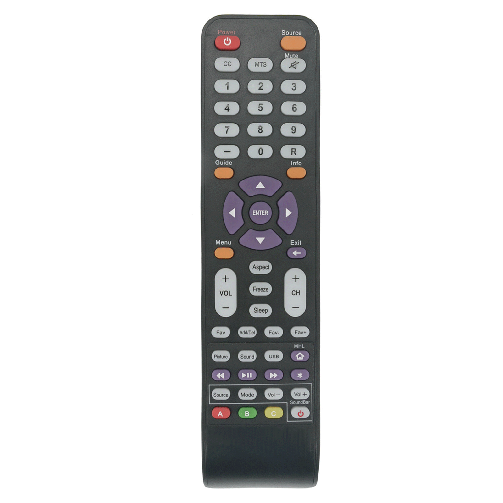 New 142021270009C Remote Control for Sceptre 55” LED 4K TV U550CV-UMC U650CV-UMC