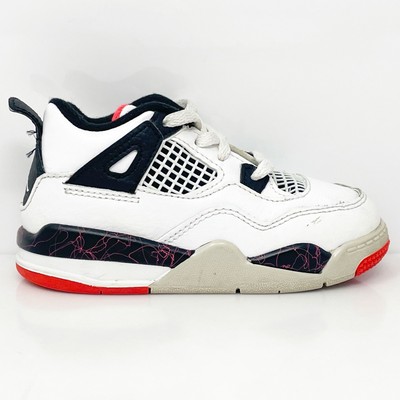 

Белые баскетбольные кроссовки Nike Boys Air Jordan 4 BQ7670-116, размер 8C, Белый, Air Jordan 4