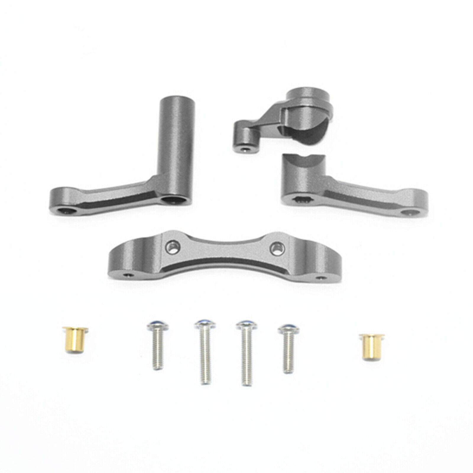 Aluminum Alloy Steering Assembly Upgrade Parts For LOSI 1/10 BAJA REY / ROCK REY