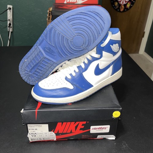 Size 10 - Jordan 1 Retro High OG Storm Blue 2016