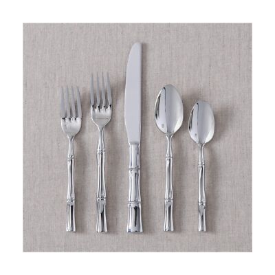 Fortessa Royal Pacific 18/10 Stainless Steel Flatware 20 Piece Place Setting,...