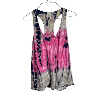 Freeloader Medium Tank Top Racer Back Tie Die