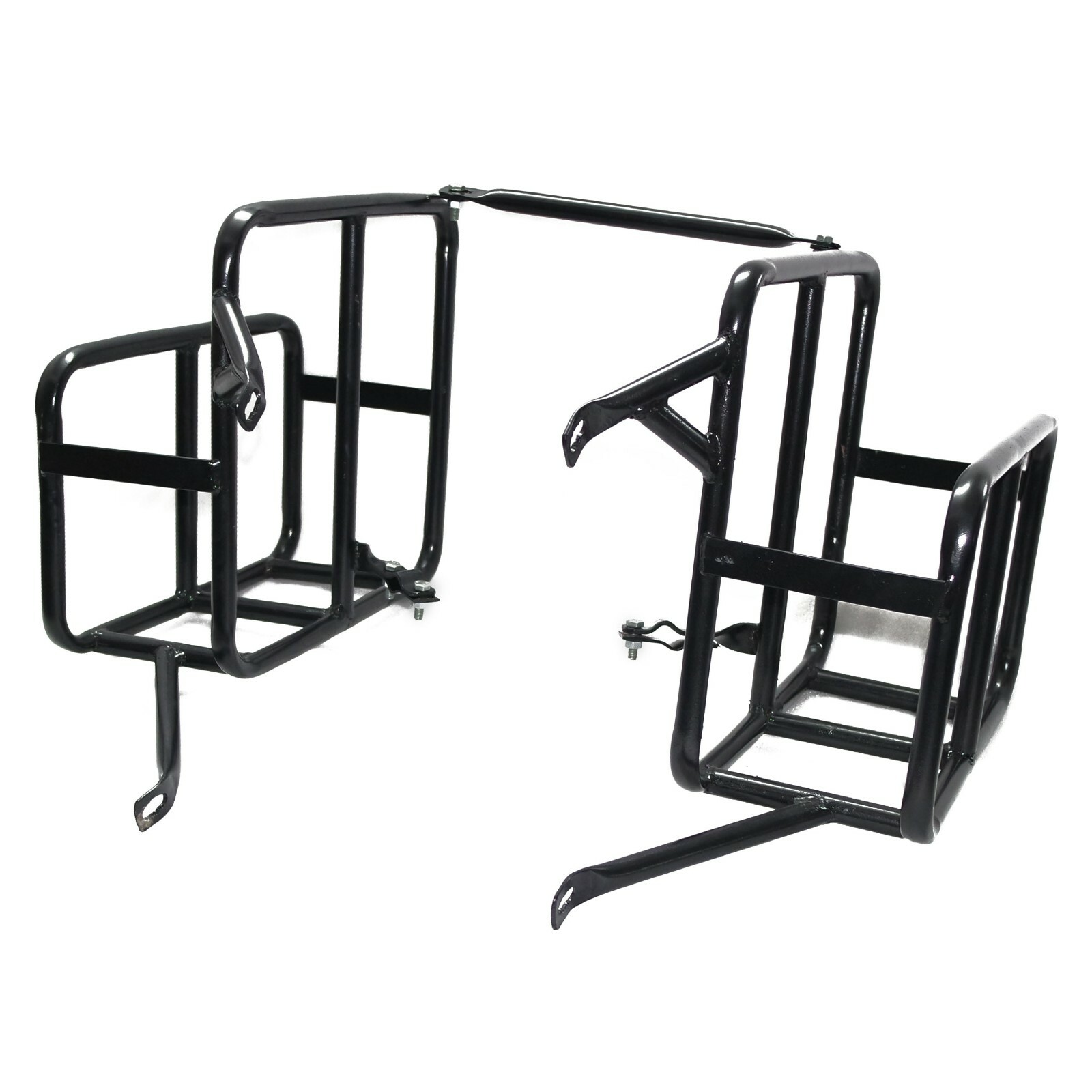 Fits Royal Enfield Classic UCE Luggage Pannier Carrier set + Case Box 