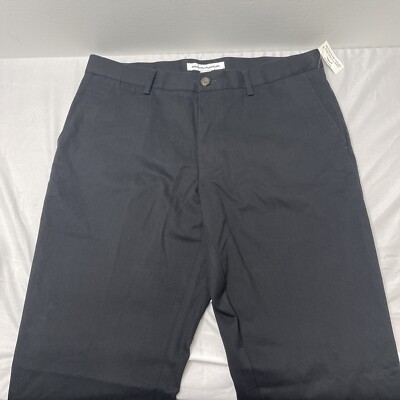 Amazon Essentials Men's Slim-Fit Wrinkle-Resistant Flat-Front Chino Black 34x30