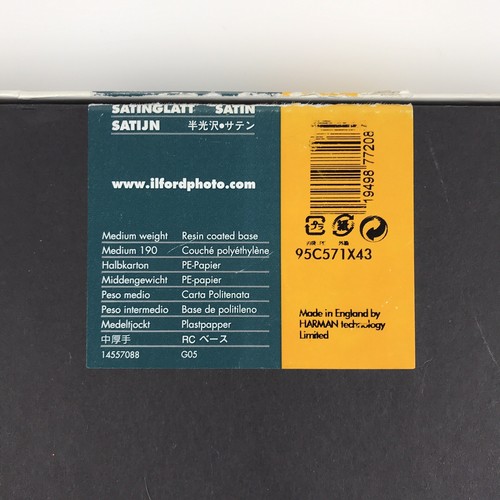 14 Sheets Ilford MGIV Multigrade IV RC De Luxe Satin 8x10 Photo Paper, Pre-owned