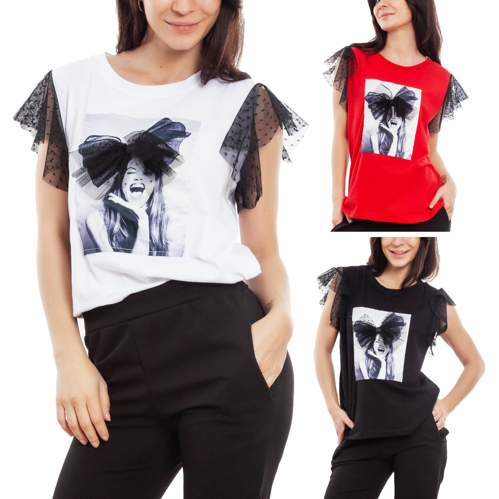 camisetas de tul