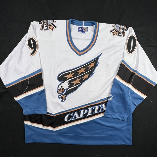 STARTER, Shirts, Vintage 9s Starter Nhl Washington Capitals Screaming Eagle Jersey Lxl