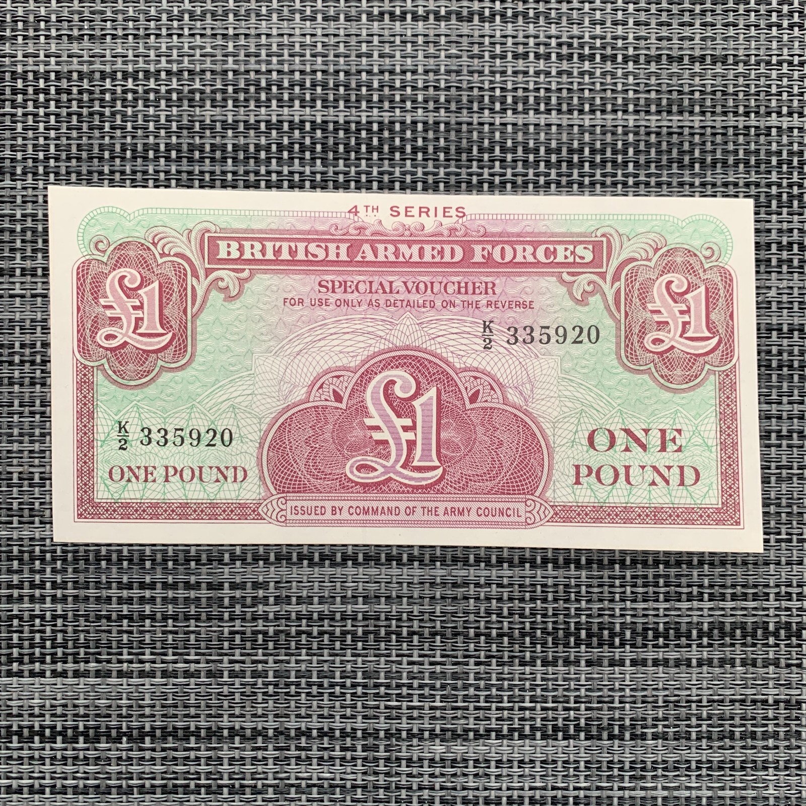 Great Britain England 1 Pound, 1962 British Armed Forces 4th