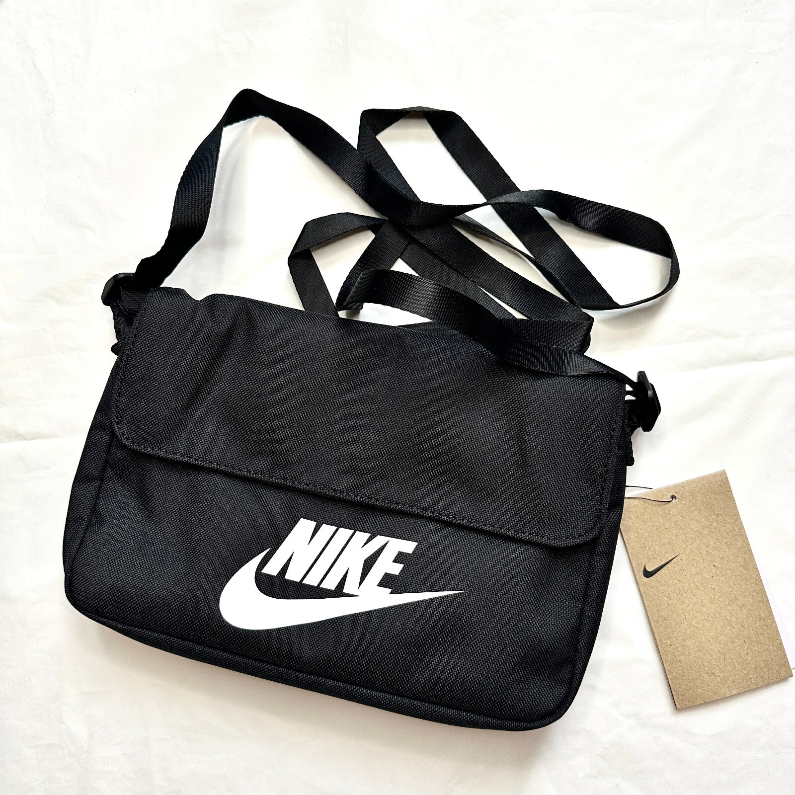 バッグ 90s NIKE 2WAY shoulder bag SWOOSH BLACK バッグ 90s NIKE 2WAY shoulder bag SWOOSH BLACK Vintage Y2K