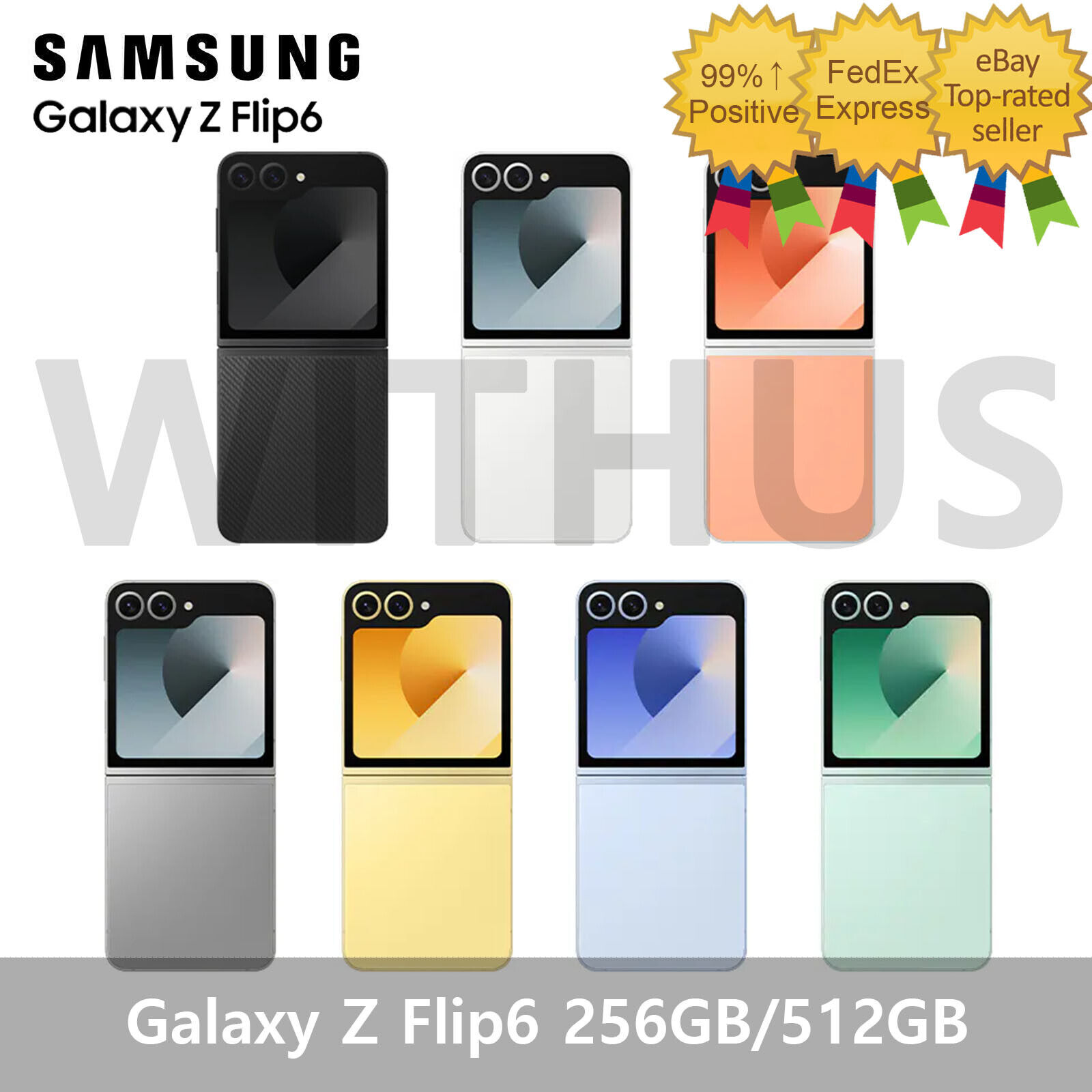 SAMSUNG Galaxy Z Flip6 5G SM-F741 256GB/512GB Unlocked Flip Phone With Galaxy AI | eBay SAMSUNG Galaxy Z Flip6 5G SM-F741 256GB/512GB Unlocked Flip Phone With Galaxy AI | eBay