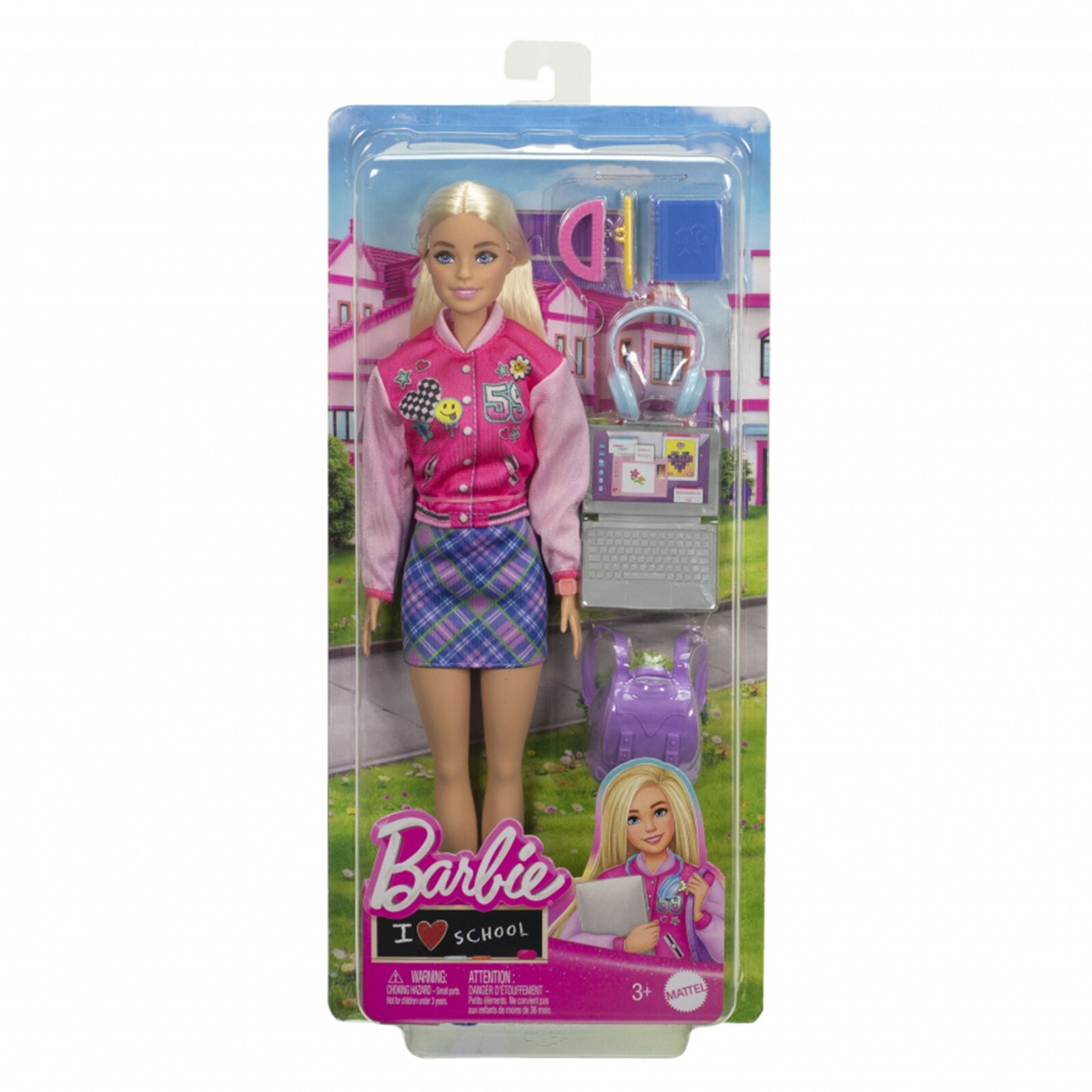 Кукла Mattel Barbie I Love School Блондинка-студентка, НОВАЯ В НАЛИЧИИ