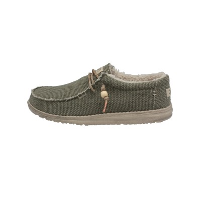 wally lined khaki heydudeshoes