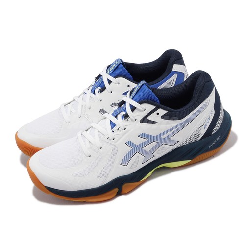 

Мужская спортивная обувь для бадминтона Asics Blade FF White Illusion Blue 1071A093-100, Белый, Blade Ff