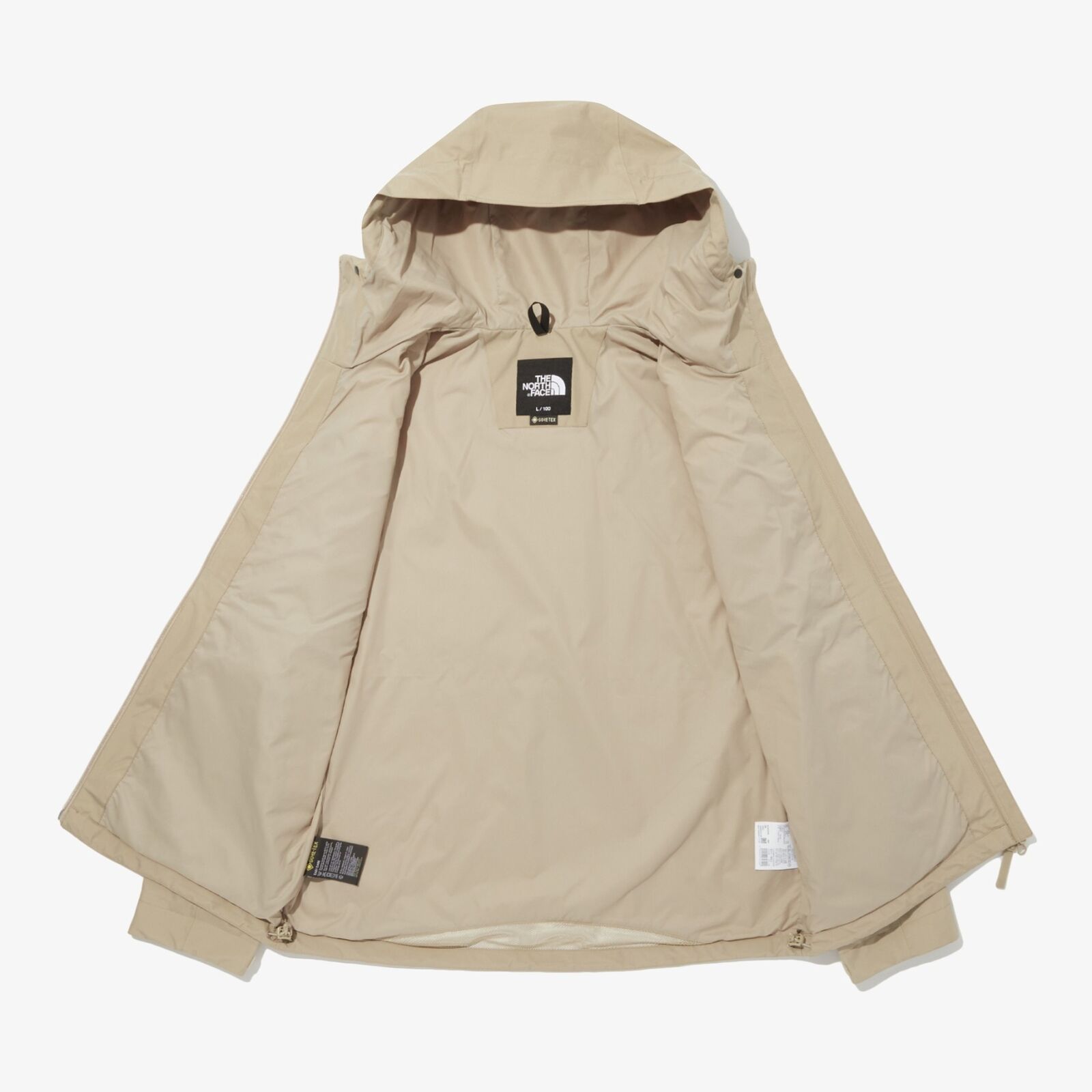 THE NORTH FACE Mens GORE-TEX HIKER JACKET LIGHT BEIGE THE NORTH FACE Mens GORE-TEX HIKER JACKET LIGHT BEIGE