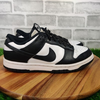 Nike Dunk Low Panda Shoes Women's Size 6 Black White Sneakers DD1503-101