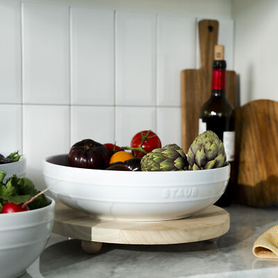 Staub Ceramic 11.5-inch Shallow Serving Bowl