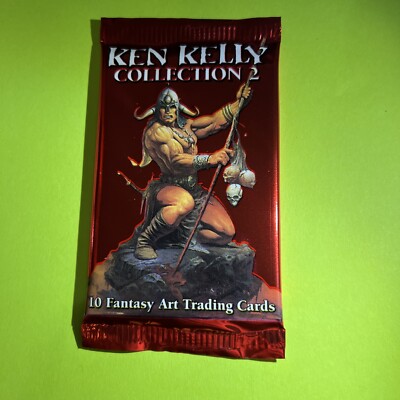 Ken Kelly 1992 Fantasy Art Trading Cards pack. Factory Sealed.