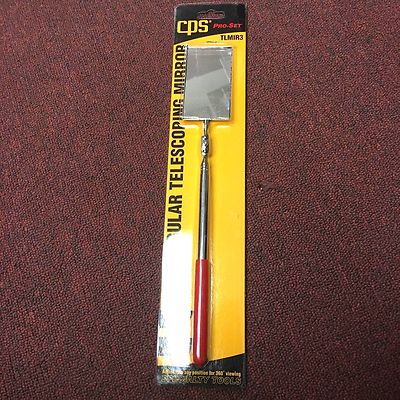 CPS Products, Inspection Mirror RECTANGULAR Telescoping Pocket TLMIR3