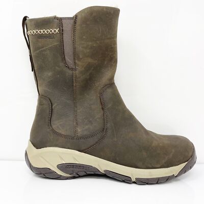

Merrell Womens Encore 4 Tall J003832 Коричневые непромокаемые снежные ботинки на молнии Polar Размер 7,5, Коричневый, Encore 4 Tall