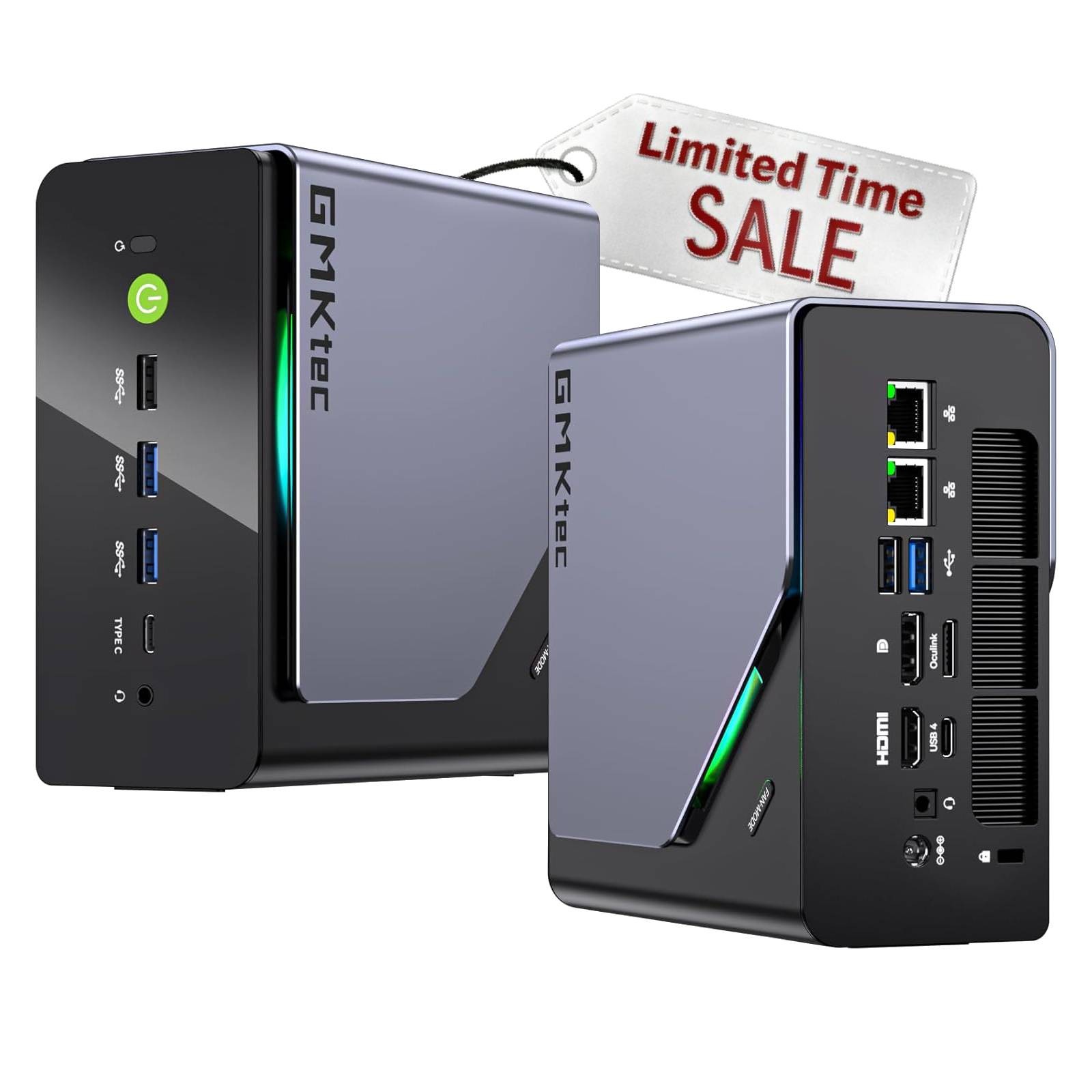 GMKtec M1 ミニPC AMD Ryzen GMKtec, Mini Gaming PC, AMD Ryzen 7 8845HS, 1TB SSD 32GB RAM